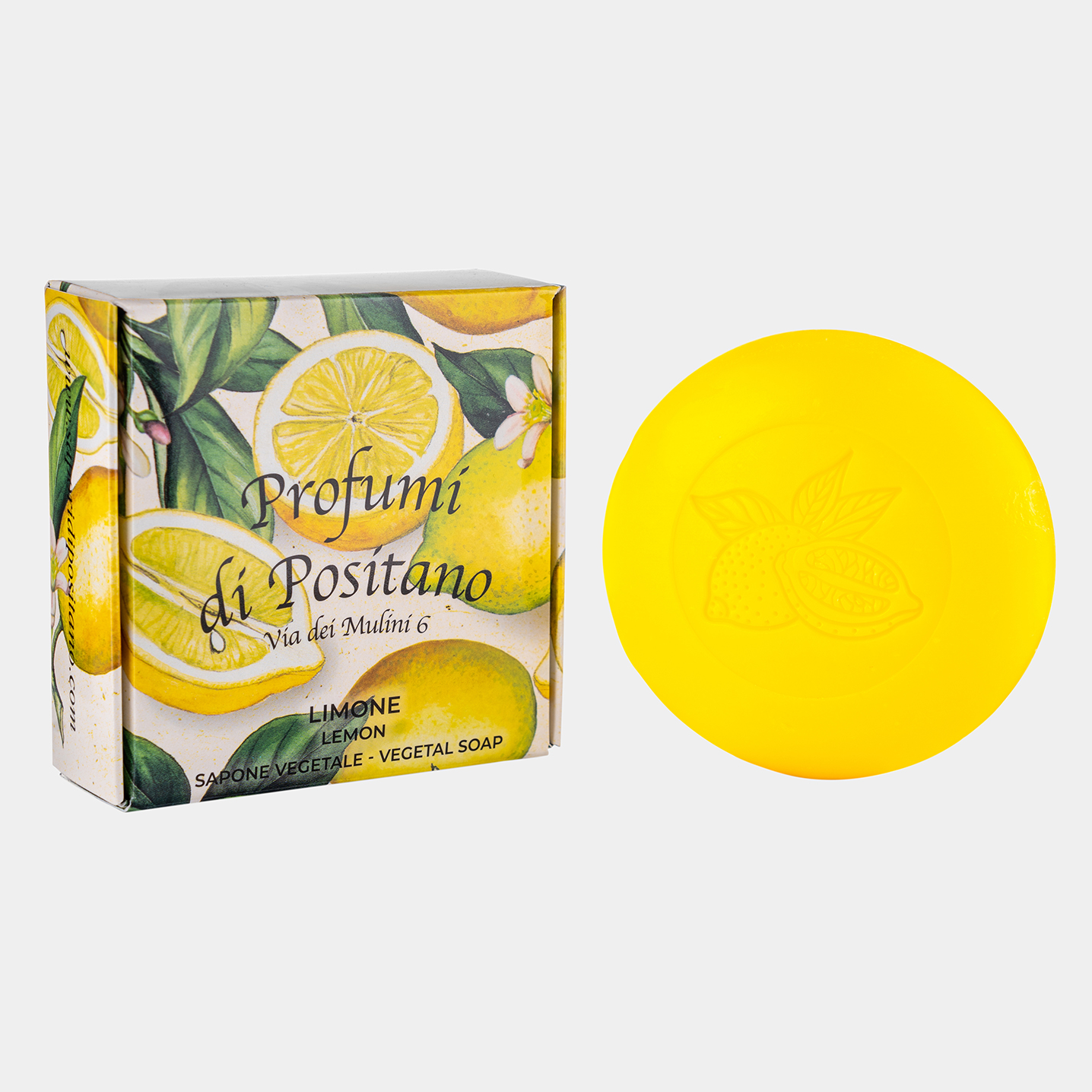 Lemon soaps in a bag - Sapori e Profumi di Positano